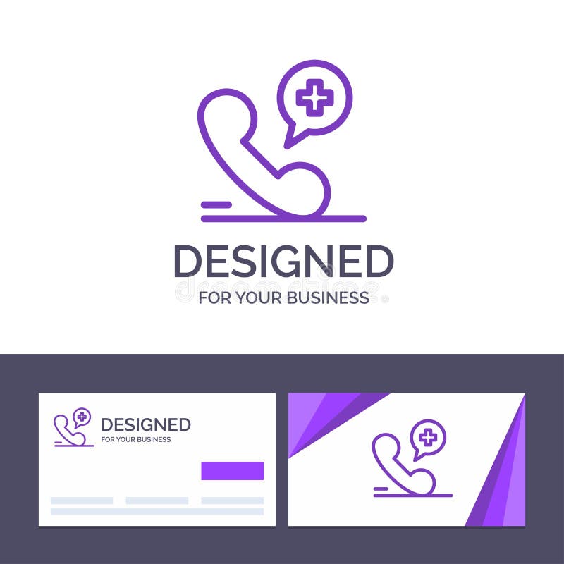 Creative Business Card and Logo template Mobile, Phone, Medical, Hospital Vector Illustration stock illustration Creative Business Card and Logo template Mobile, Phone, Medical, Hospital Vector Illustration stock illustration