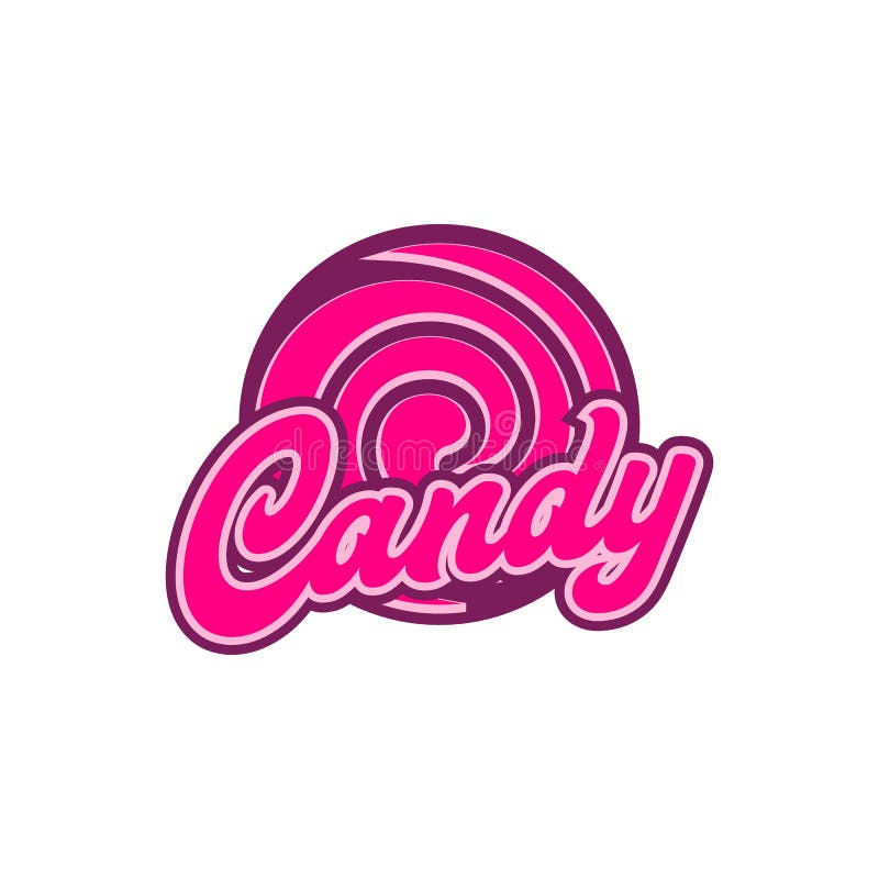 Creative Candy Logo Design Vector Art Logo Stock Illustration ...