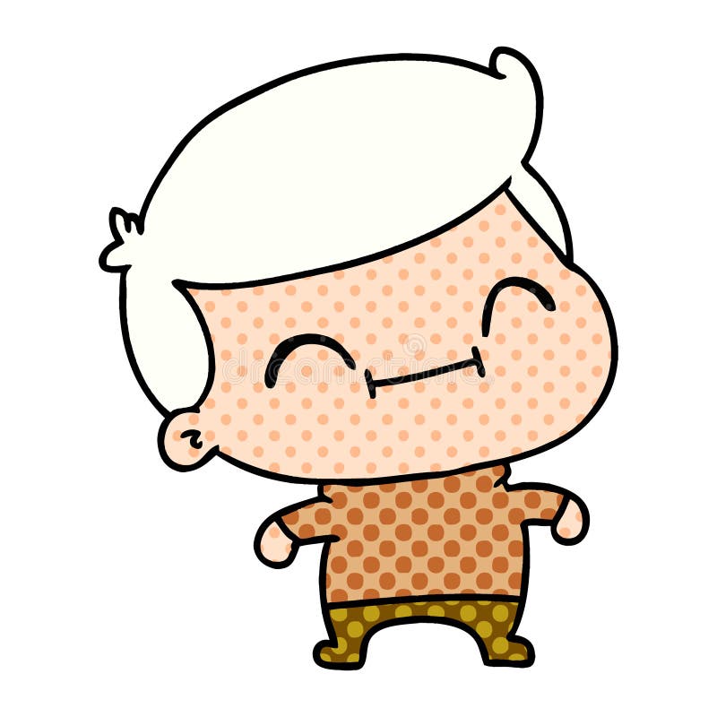 Cartoon Kawaii Cute Boy Man Male White Hair Old Older Art Artwork