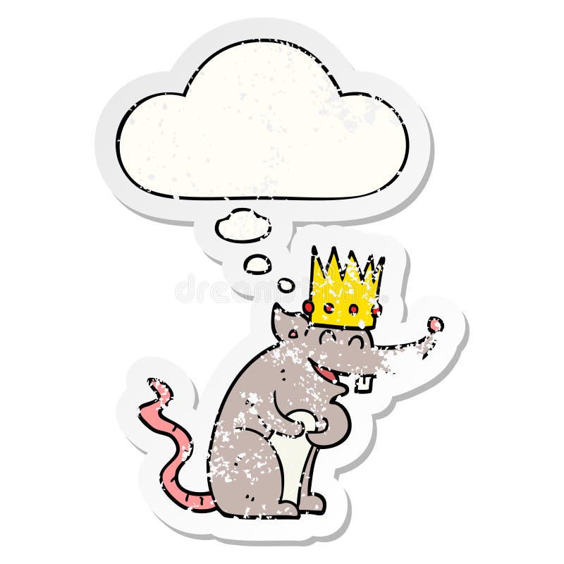 cartoon rat wearing a crown Stock Vector Image & Art - Alamy