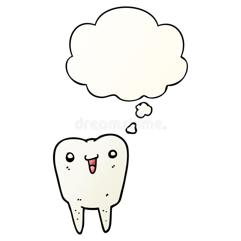 Tooth Teeth Dental Healthcare Medical Face Happy Cute Cartoon Gradient  Smooth Shaded Thought Bubble Balloon Thinking Drawing Illustration Retro  Doodle Freehand Free Hand Drawn Quirky Art Artwork Funny Character Stock  Illustrations –