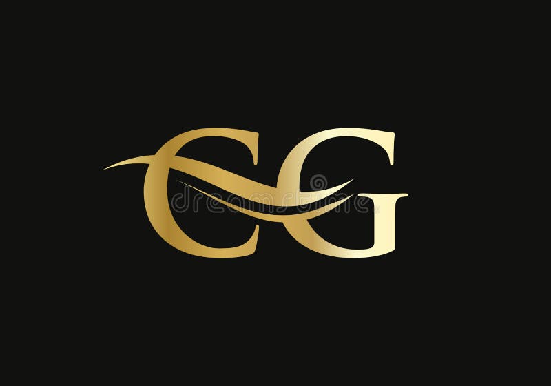 Creative CG Letter with Luxury Concept. Modern CG Logo Design for ...