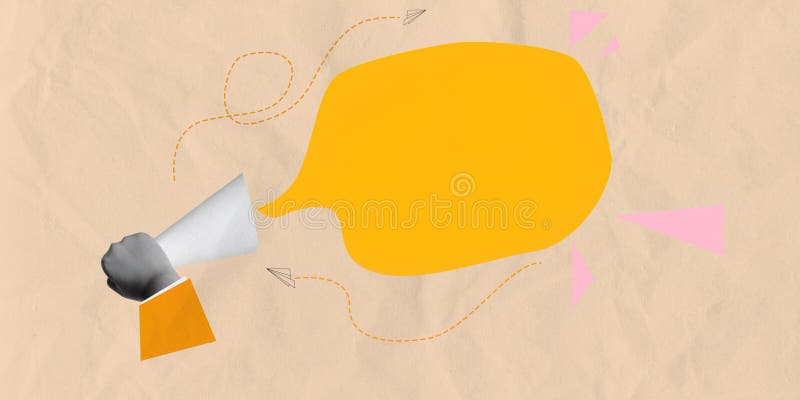 Creative collage of vibrant ideas modern workspace digital art inspiring environment eye-level innovation and stock images