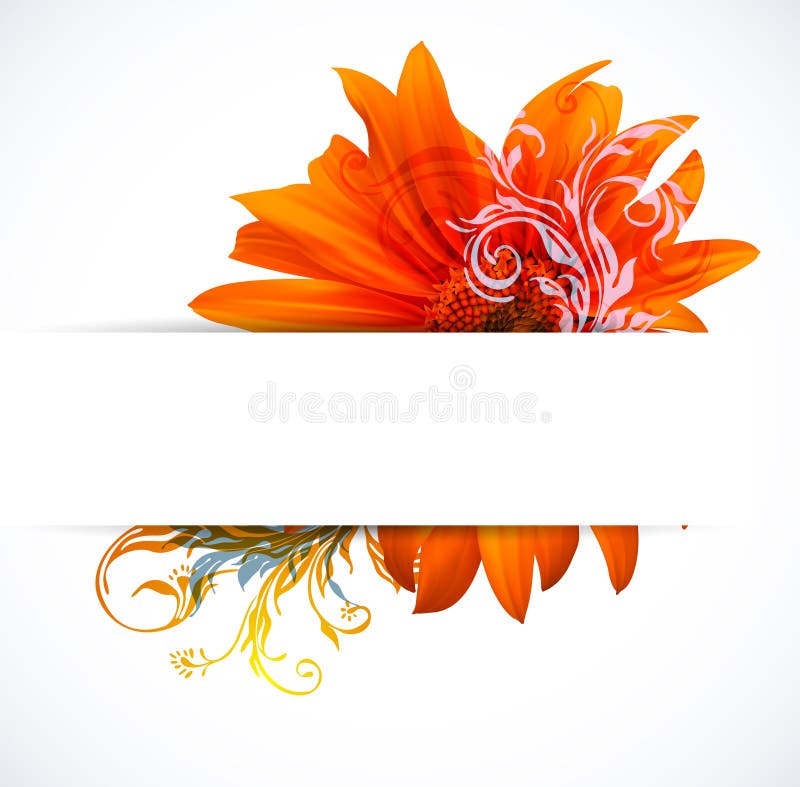Creative Colorful Flower background vector illustration