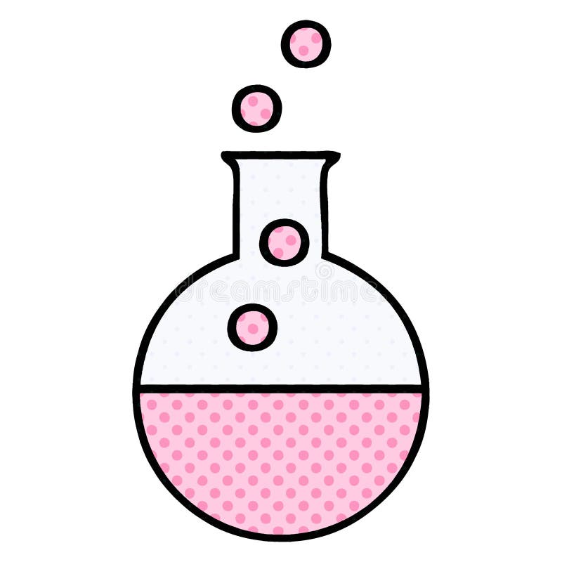 Science Experiment Chemicals Potion Test Tube Jar Vial Beaker Cute