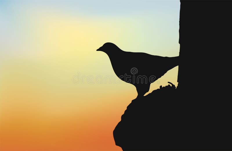 Bird silhouette draw stock vector. Illustration of flight - 158101054
