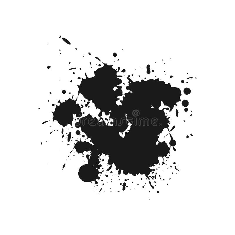 Design of ink stain stock vector. Illustration of element 164020146