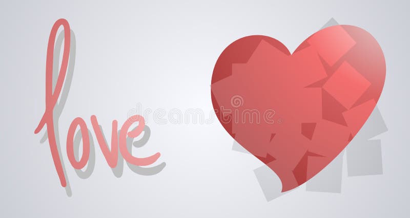 Love card royalty free illustration