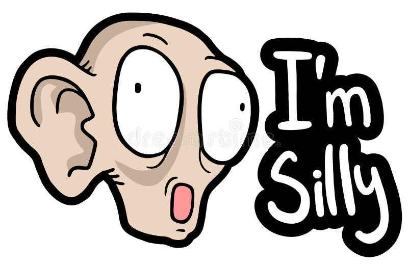 Stupid face stock vector. Illustration of creative, letter - 30248433