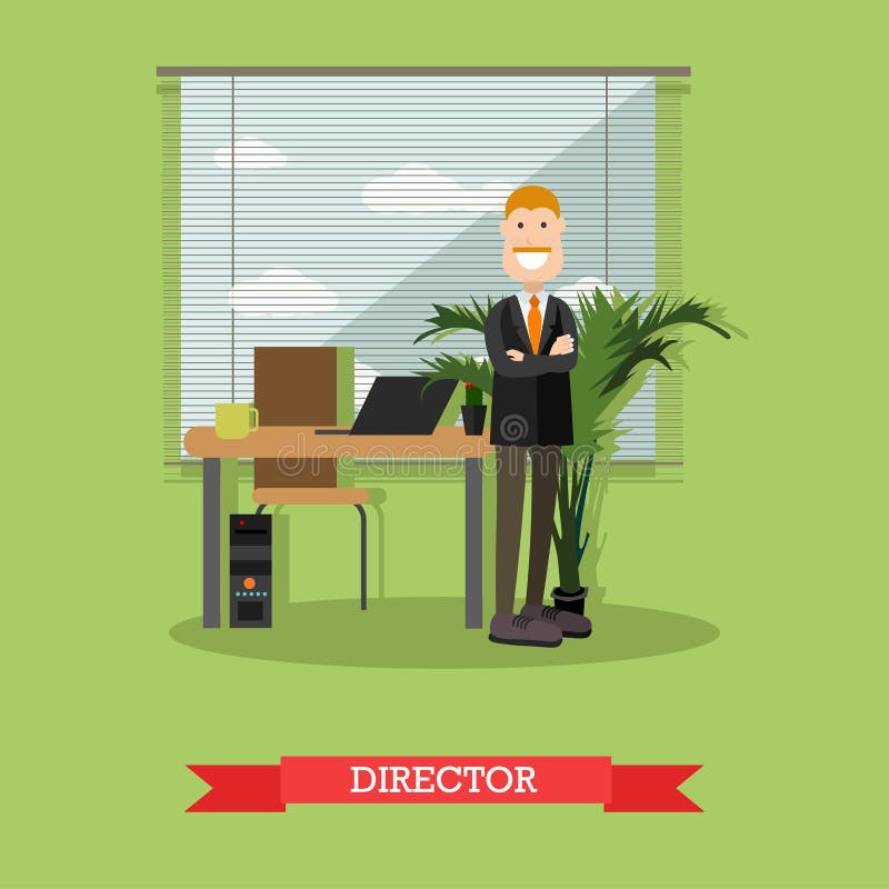 Creative Director Vector Illustration In Flat Style Stock Vector