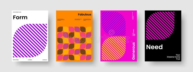 Creative Flyer Design. Abstract Brochure Template. Modern Business Presentation Layout. vector illustration