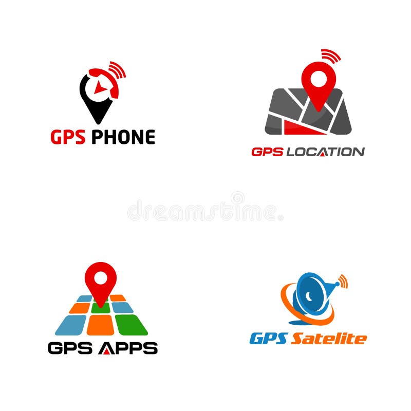 Creative GPS Logo Vector Art Logo Stock Illustration Illustration of