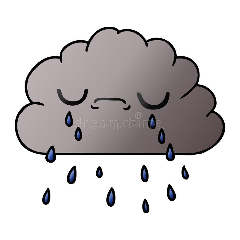 Cartoon Crying Rain Cloud Stock Illustrations – 225 Cartoon Crying Rain ...