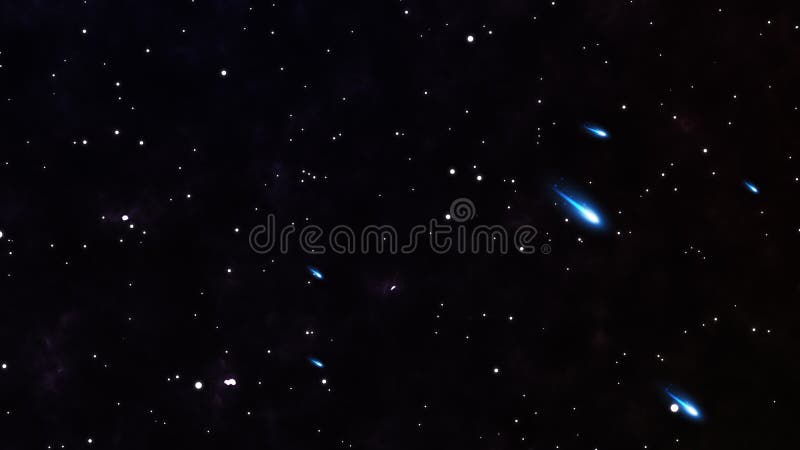 Creative Graphic Background Night Shining Starry Sky in Dark Space Galaxy  Colorful Animation with Shooting Star Fast Falling in Stock Illustration -  Illustration of graphic, black: 171531047