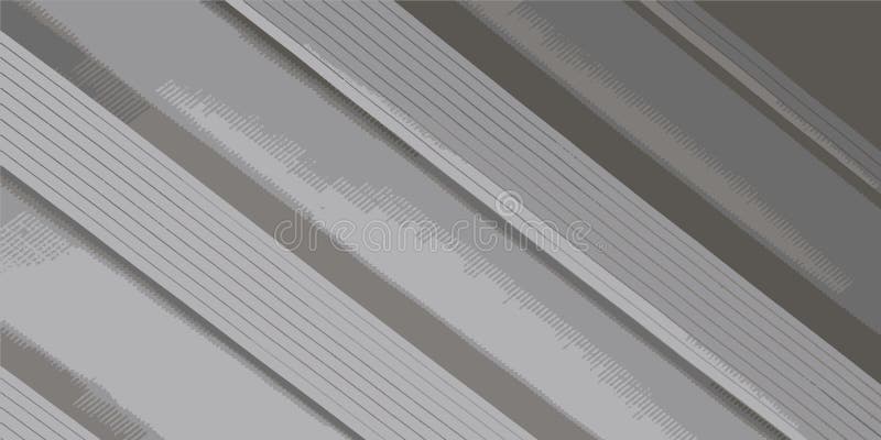 Creative Gray Background of Diagonal Stripes. Vector Graphics Stock