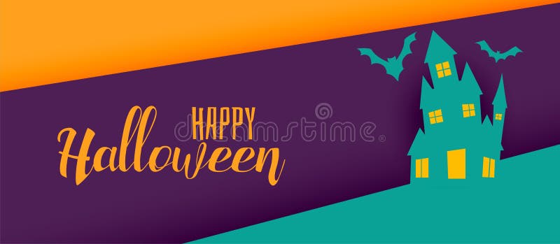 Creative halloween holiday banner design.