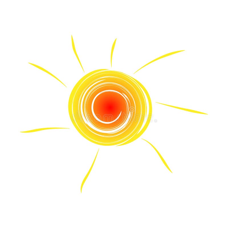 Smiling Sun Drawing Stock Illustration - Download Image Now - Art, Brush  Stroke, Clip Art - iStock