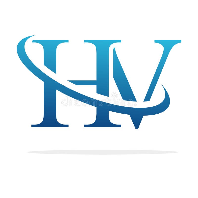 Hv Letter Type Logo Vector & Photo (Free Trial) | Bigstock
