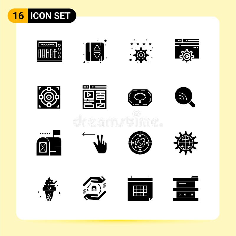 16 Creative Icons for Modern Website Design and Responsive Mobile Apps