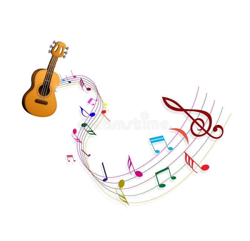 Music Symbol Colorful Design Music Notes Stock Illustration - Illustration  of symbol, execution: 132843949