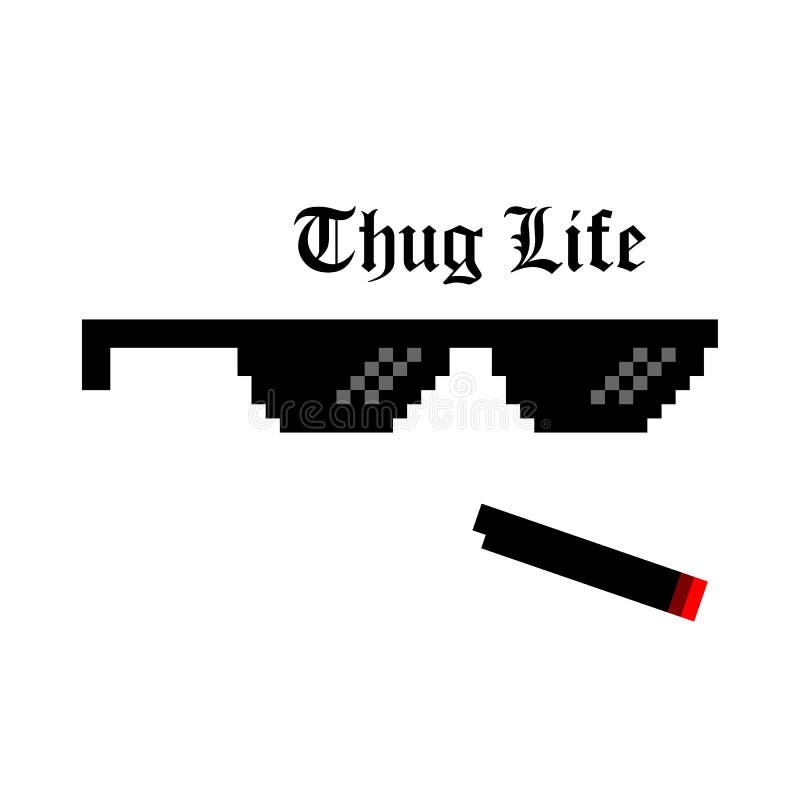Thug Life Dark Glasses transparent PNG  StickPNG