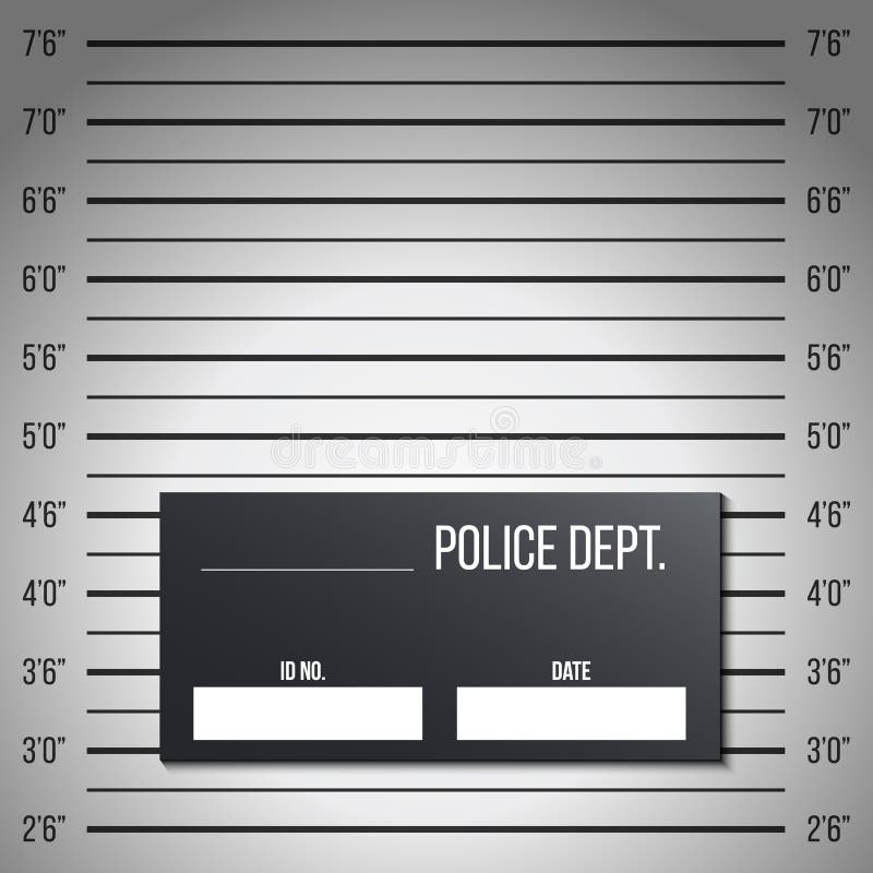 mugshot name board template