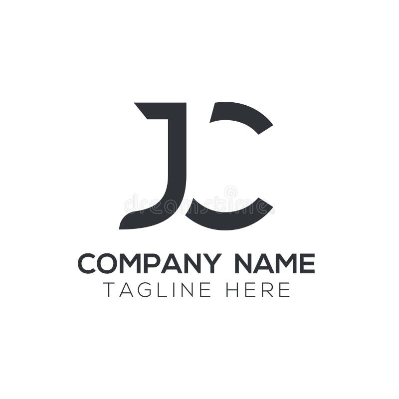 Creative letter JC Logo Design Vector Template. 