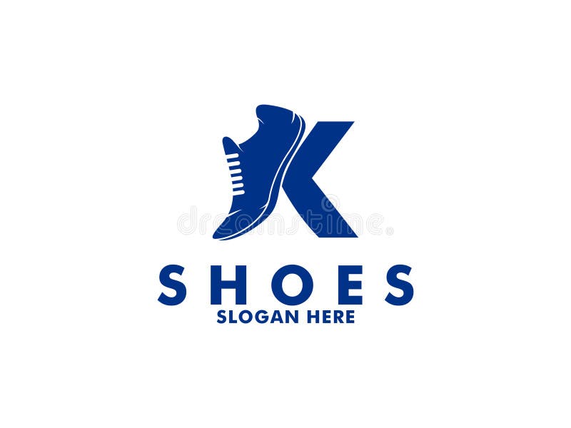 Letter K Shoes Logo Design Vector Icon Graphic Emblem Illustration ...