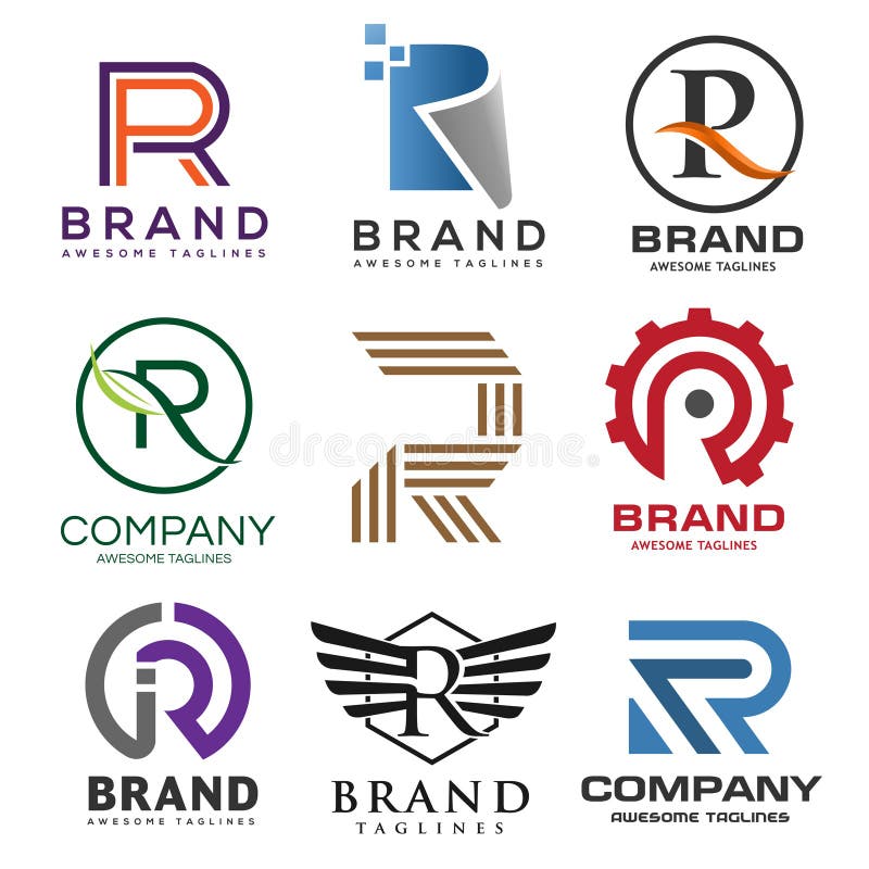 Creative Letter R Logo Best Letter R Logo Design Stock Vector Illustration Of Clean Emblem