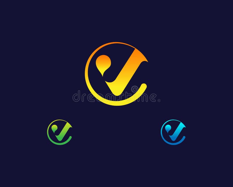 Creative Letter VC CV And V Logo vector illustration