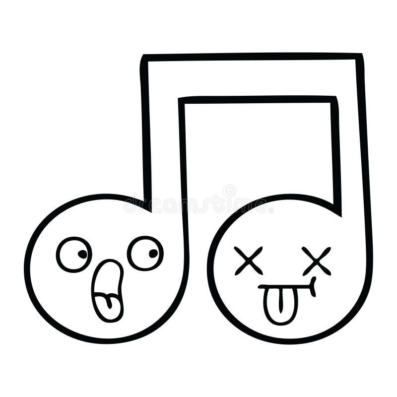 cool music note drawings