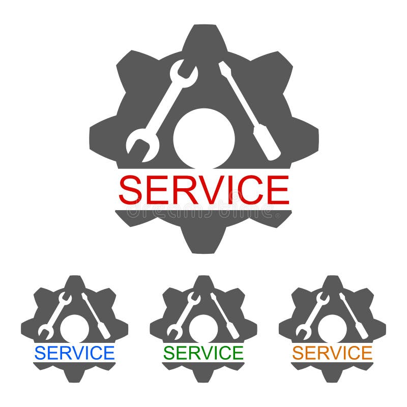Creative logo service - vector royalty free illustration Creative logo service - vector royalty free illustration
