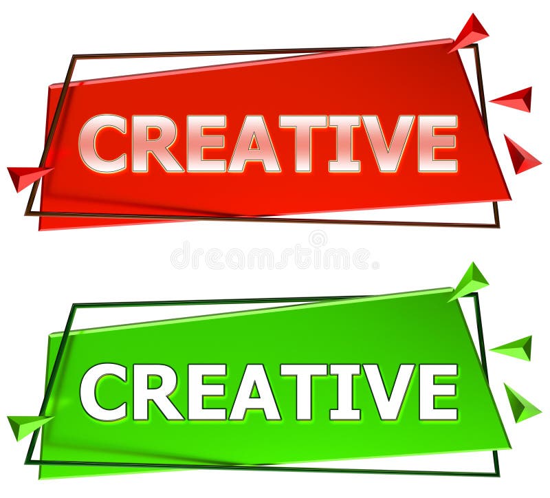 Creative sign stock illustration. Illustration of innovation 112483721
