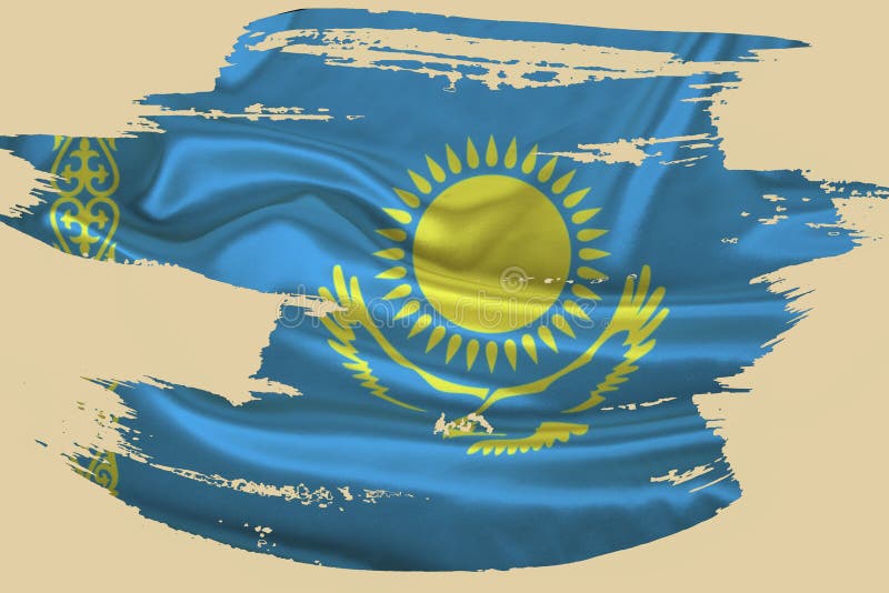 Kasachstan Flagge