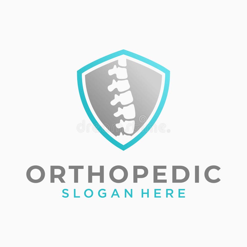 Orthopedic Logo Design Template Inspiration Stock Vector Illustration