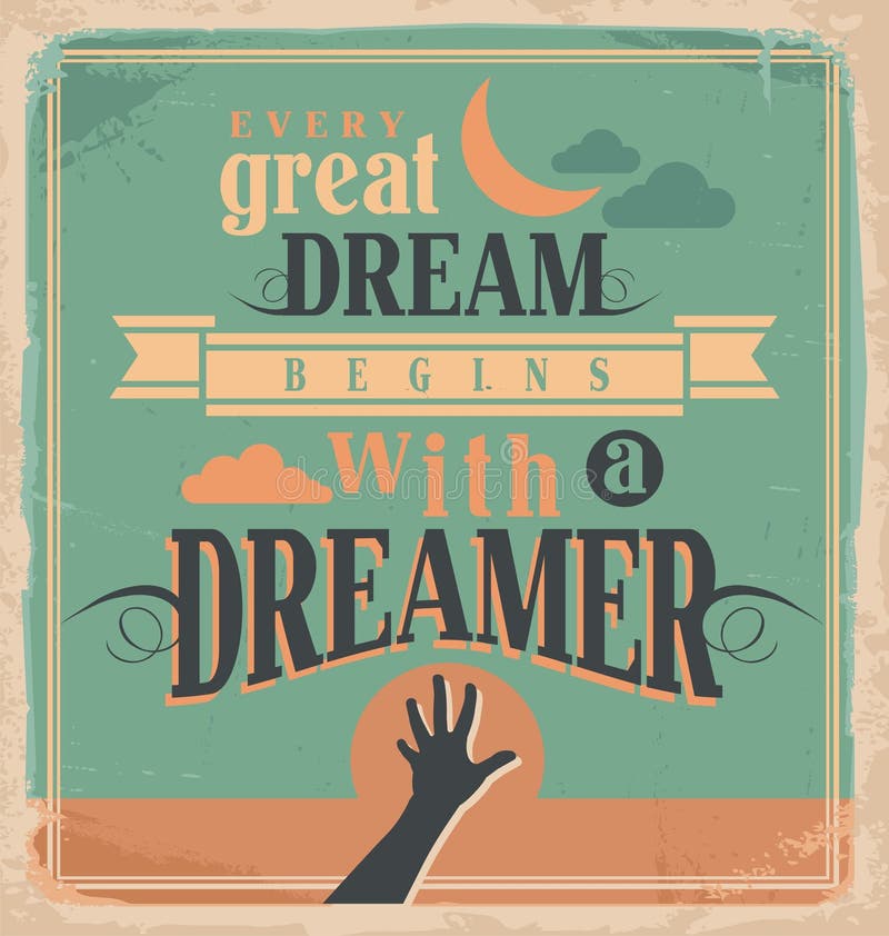 Мотивационные плакаты в офис в большом разрешении. Great Dreamer. Dream greatest