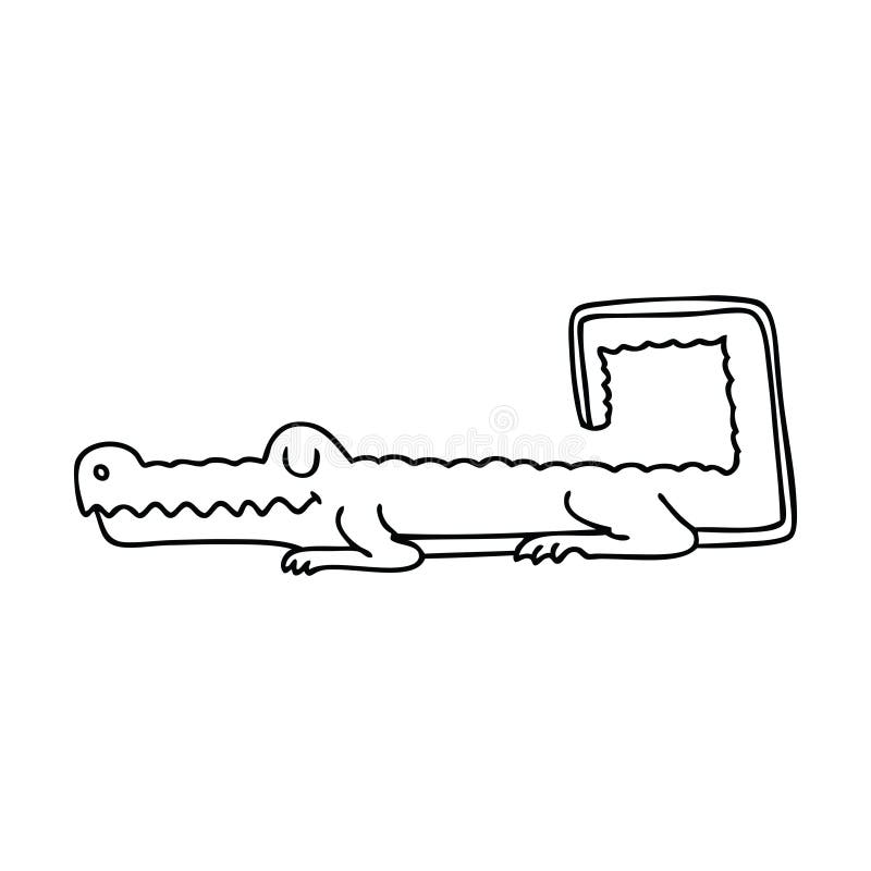 Premium Vector | Hand drawn crocodile. alligator animal, predator reptile  with open mouth, vector illustration