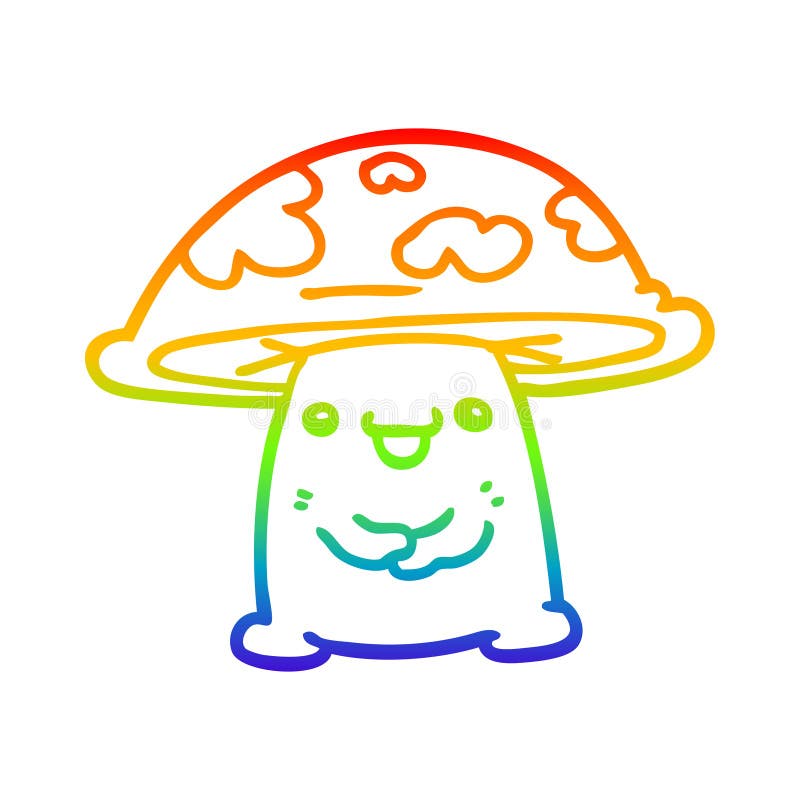 mushroom cute illustration concept in cartoon style 17034372 Vector Art at  Vecteezy