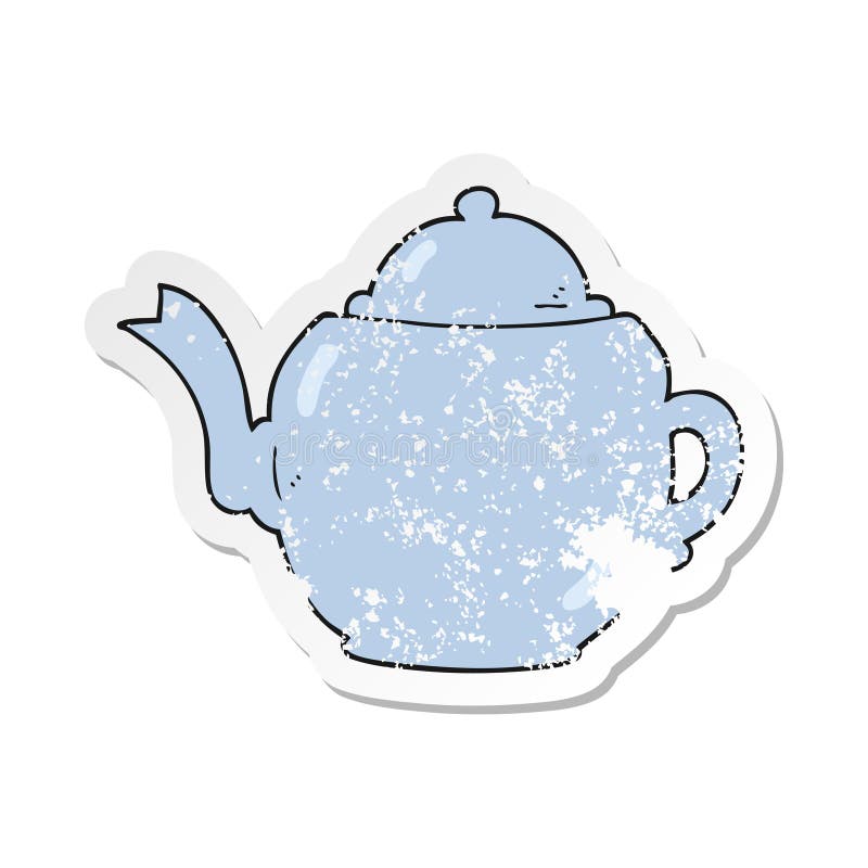 Sticker Cartoon Teapot Tea Pot Drink Drawing Doodle Illustration Freehand  Free Hand Drawn Hand Drawn Quirky Cute Funny Artwork Crazy Clipart Clip Art  Retro Traditional Icon Sign Symbol Sign Stock Illustrations –