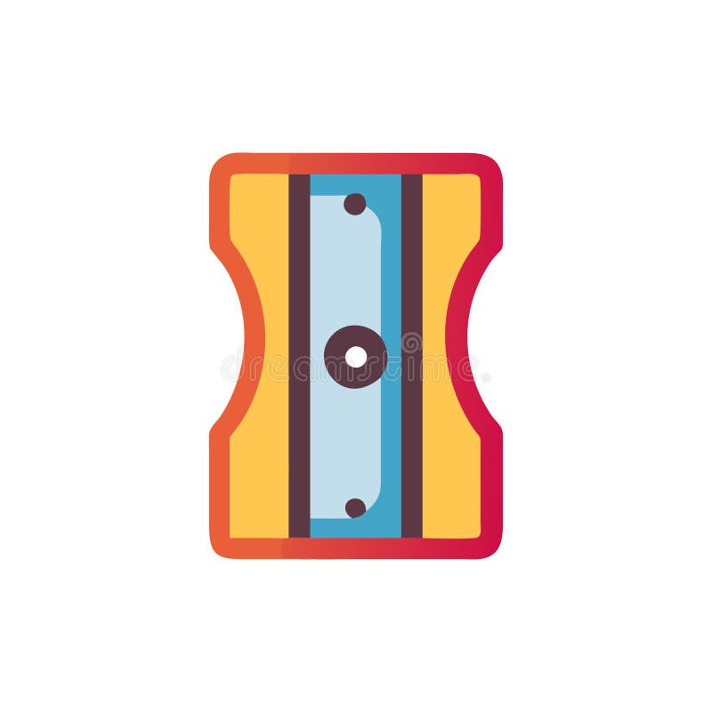 Creative Sharpener Illustration Icon stock illustration