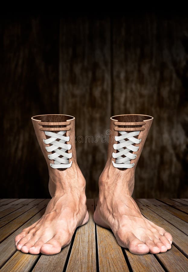 Creative shoes on floor stock photo. Image of boots - 105253254