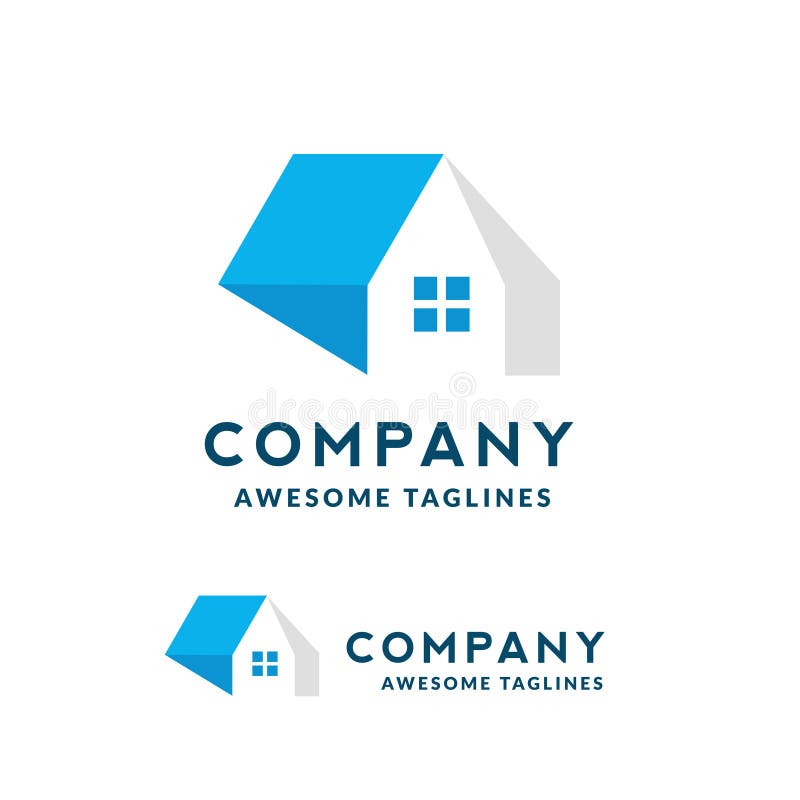 House and roofing logo vector