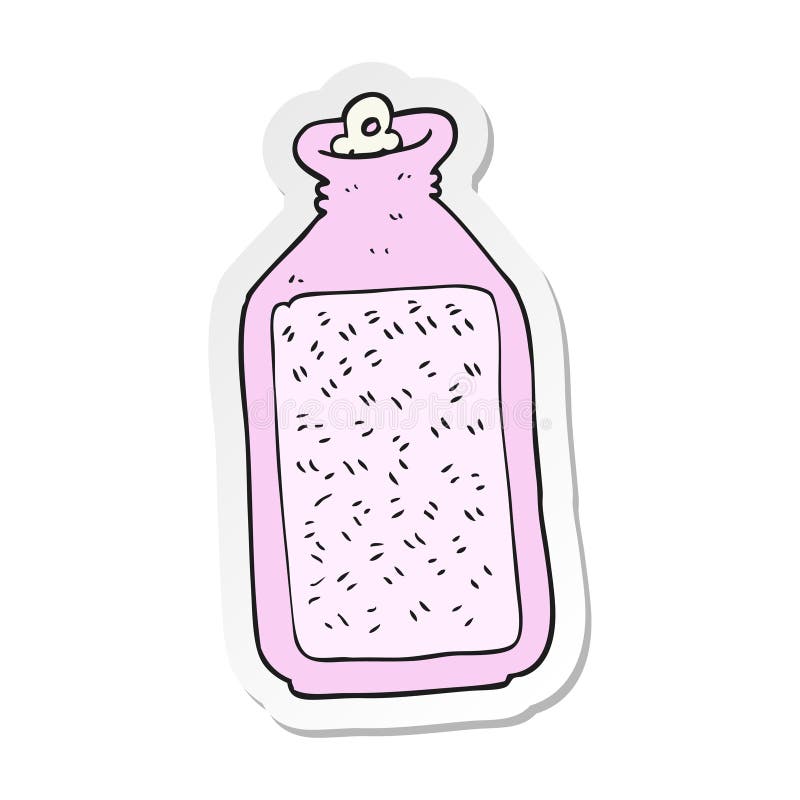 A Creative Sticker of a Cartoon Hot Water Bottle Stock Vector - Illustration of funny, handdrawn: 151138445 A Creative Sticker of a Cartoon Hot Water Bottle Stock Vector - Illustration of funny, handdrawn: 151138445