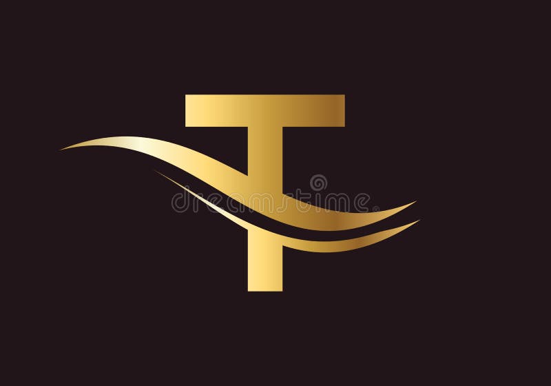 Creative T Letter with Luxury Concept. Modern T Logo Design for ...
