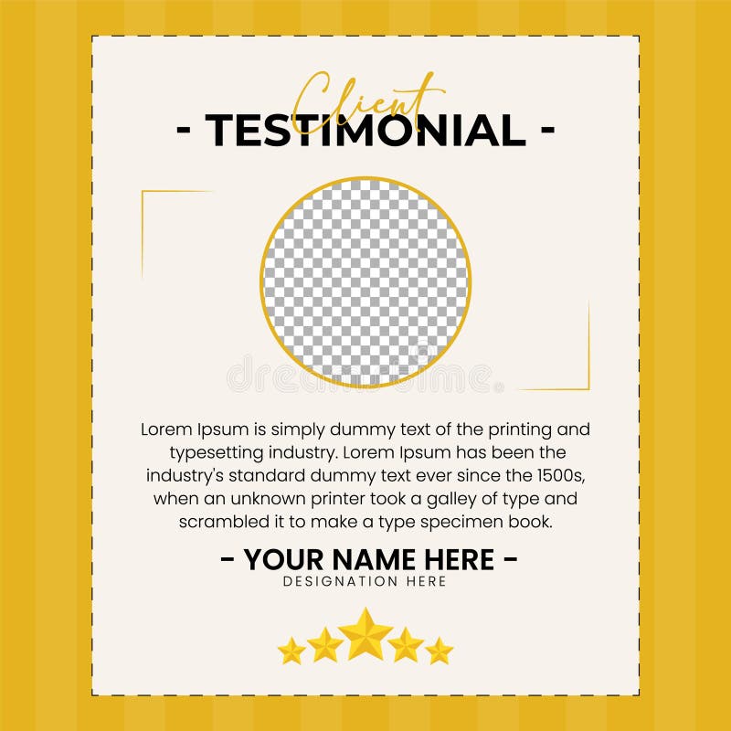 Creative Testimonial, Quote , Infographic Template. Quote Testimonial Template Vector Design royalty free illustration