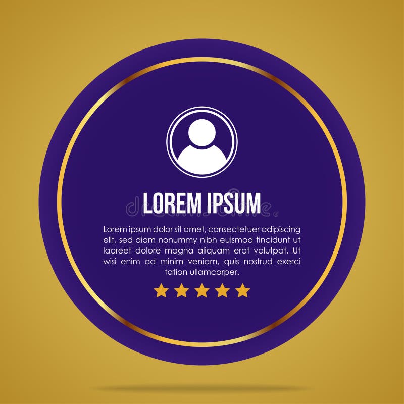 Creative testimonials template with different shapes. Testimonial Speech bubble concept royalty free illustration