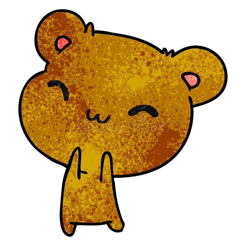 A Creative Textured Cartoon Kawaii Cute Hamster Stock Vector - Illustration  of animal, hamster: 150997423