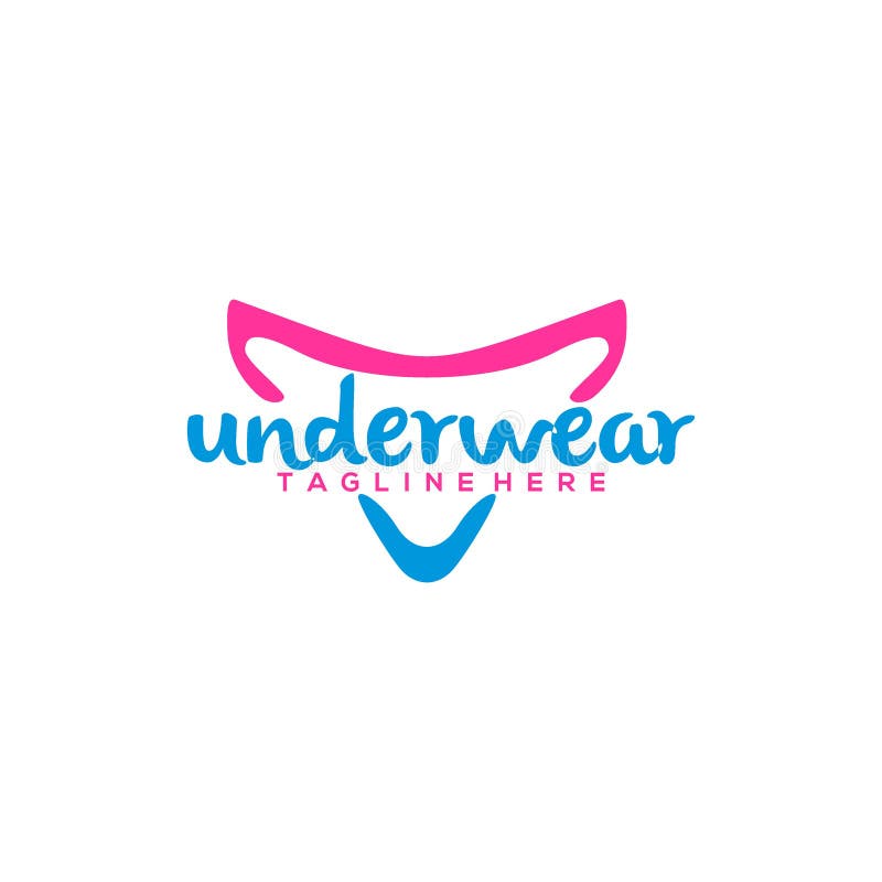 Creative Underwear Logo Vector Art Logo Stock Illustration