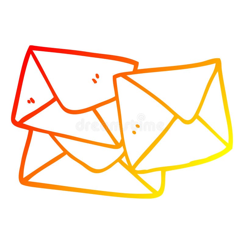 Letter Letters Envelopes Writing Communication Snail Mail Cartoon Warm Line  Gradient Spectrum Doodle Drawing Simple Art Illustration Hand Drawn  Scribble Funny Crazy Stock Illustrations – 4 Letter Letters Envelopes  Writing Communication Snail
