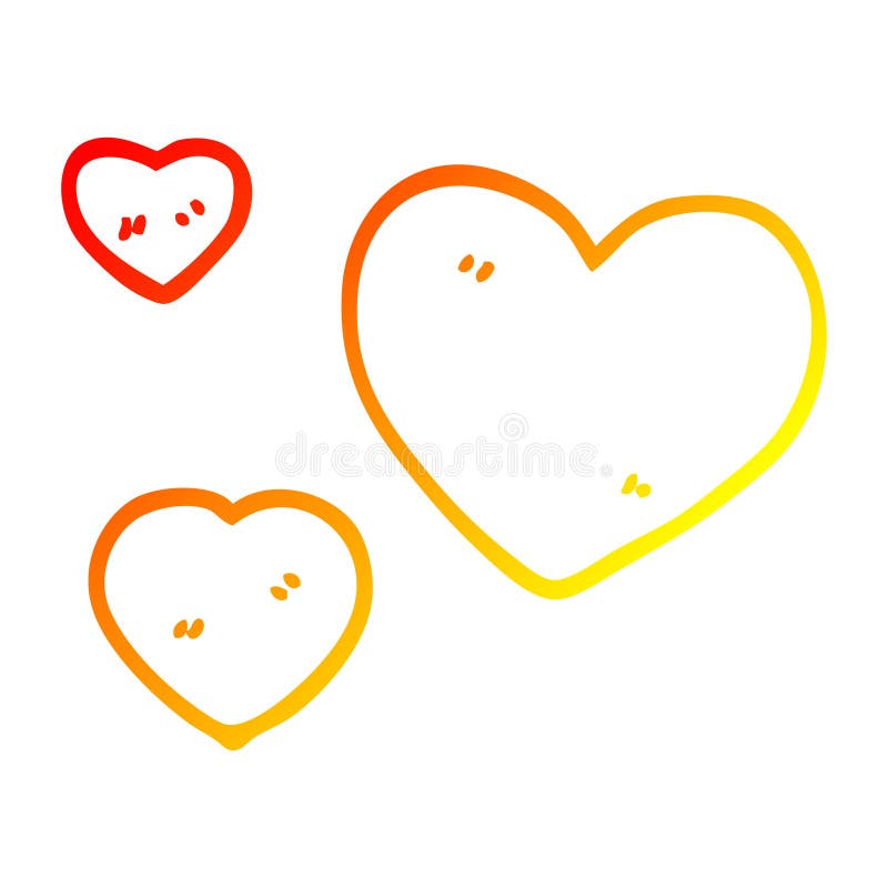 Love Hearts Valentine Romance Cartoon Warm Line Gradient Spectrum Doodle  Drawing Simple Art Illustration Hand Drawn Scribble Funny Crazy Stock  Illustrations – 6 Love Hearts Valentine Romance Cartoon Warm Line Gradient  Spectrum